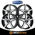 thumbnail image 3 of 20x10 Cragar 620MB Modern Muscle Blk & Machined Wheel 5x120 (39mm), 3 of 5