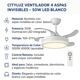 thumbnail image 4 of CITYLUZ VENTILADOR 4 ASPAS INVISIBLES – 50W LED BLANCO, 6 VELOCIDADES, 4 of 5