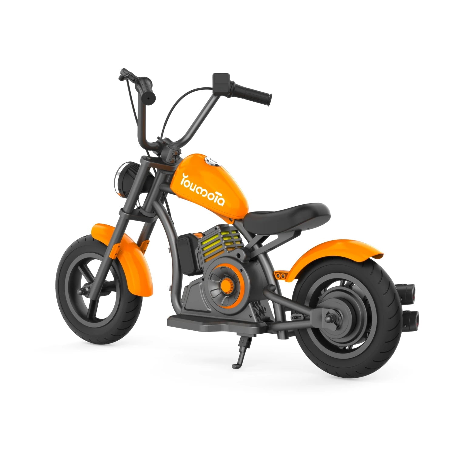 Youmota 160W Electric Dirt Bike, Electric Motorcycle for Kids with 18.5V 4Ah Removable battery, 12x3.0 inch tires, 10 mph & 165 lbs Max, Intelligent Display