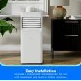 thumbnail image 4 of Open Box Midea 5,000 BTU Portable Air Conditioner with ComfortSense Cools up to 150 sq. ft. MAP05R1AWWT-T, 4 of 9