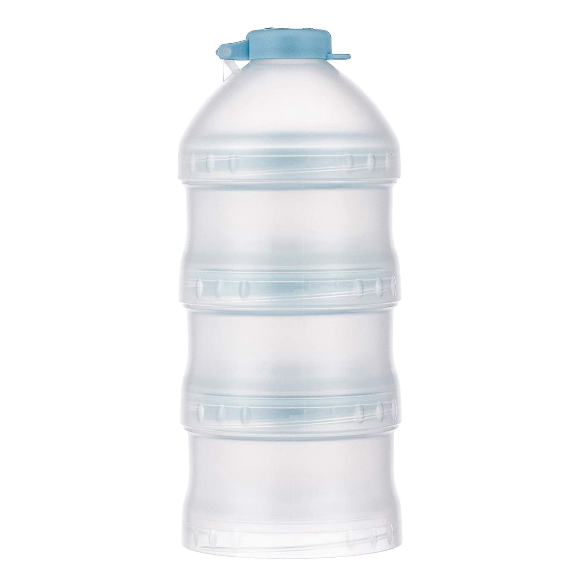 Simba Twist-Lock Stackable Milk Powder Formula Dispenser and Snack Storage Containers, Blue (BPA Free)