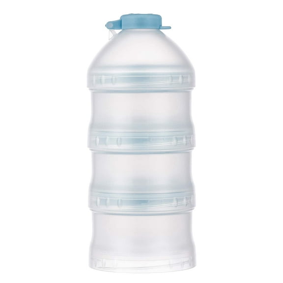 Simba Twist-Lock Stackable Milk Powder Formula Dispenser and Snack Storage Containers, Blue (BPA Free)