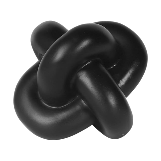 Cadena de 3 eslabones, decoración moderna de mesa, nudo decorativo simple