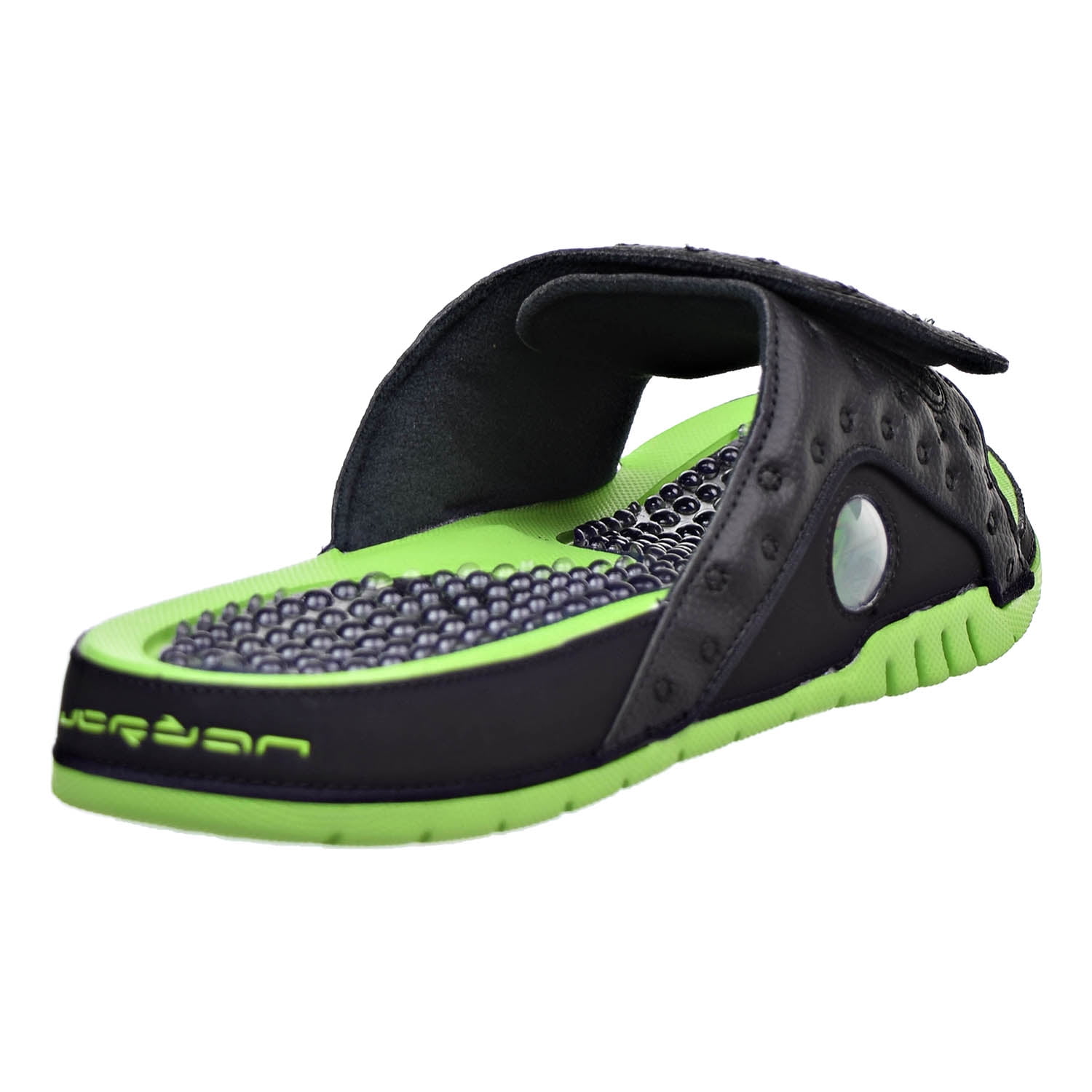 lime green jordan slides