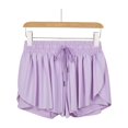 thumbnail image 3 of Flowy Athletic Shorts for Women Gym Yoga Workout Running Biker Spandex Butterfly Tennis Cute Clothes Summer, 3 of 7