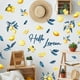 thumbnail image 1 of 3 pegatinas de pared de acuarela con diseño de limón, color azul y amarillo, para decorar la pared. Vinilo adhesivo para pared, ideal para el hogar., 1 of 9