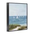 thumbnail image 2 of Stupell Industries Coastal Sail Away Beach Seascape Black Framed Giclee Art, 16 x 20, by Lorenzo Collective, 2 of 8