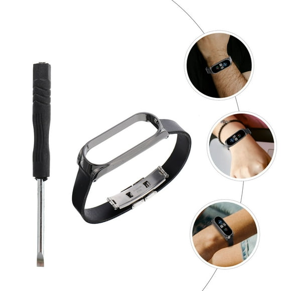 ORDDIART 1Set Rugged Wristband for Sports Activities with 5 Black