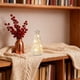 thumbnail image 4 of Adorno Navideño de Cerámica con Forma de Ciervo y Muñeco de Nieve | Figura Decorativa Navideña Luminosa | Luz Nocturna Led de Cerámica Blanca | Centro de Mesa Festivo | Decoración Navideña, 4 of 6