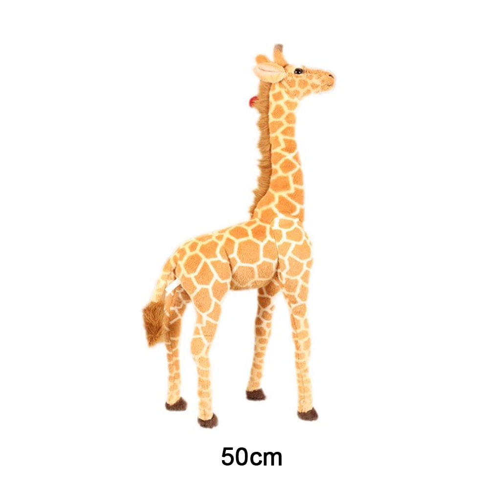 96cm Standing Simulation Giraffe Plush Toy Stuffed Animals Soft Doll Party Gifts 