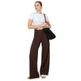 thumbnail image 7 of YITTY Active Women's and Women's Plus High Waist Wide Leg Pants – Buttery Soft Lounge & Yoga Pants with Tummy Control Pants, Sizes XS-4X, Inseam 29-31, 7 of 7