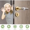 thumbnail image 3 of 6pcs Pvc Door Handle Bumpers Door Stopper Wall Protectors (transparent), 3 of 4
