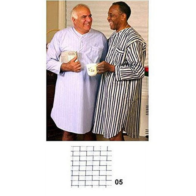 Chemise de Nuit à Enfiler pour Homme (Moyen, 05)