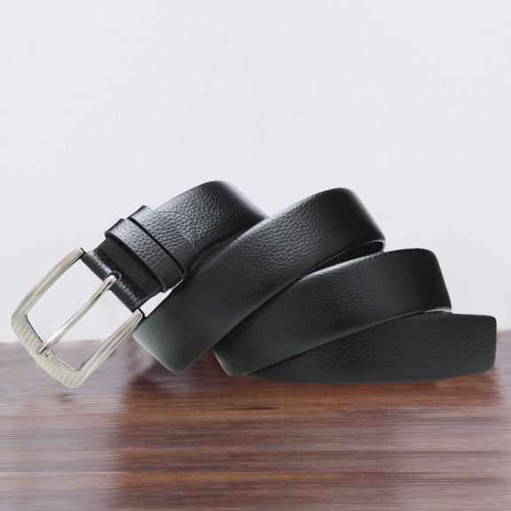 LITINKIMI Mens Belts for Jeans Men Belt Black 1Set 47.2x5.9in