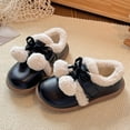 thumbnail image 5 of Quealent Boys Girls Winter Boots Soft Warm Shoes Toddler Snow Boots Little Kid Shoes Black for Size 12.5, 5 of 7
