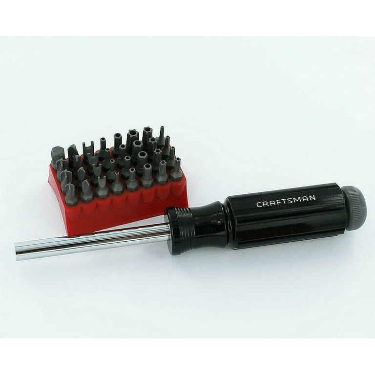 Craftsman 33 Piece Screwdriver Tamper Proof Bit Set Brand New