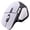 Full-Cover White Cross Pattern, variant on Stickers Decal Grip Tape for MX Master4 Wireless Mouse,Mouse Grip Tape Skate Handmade Sticker Non Slip Skin For MX Master4