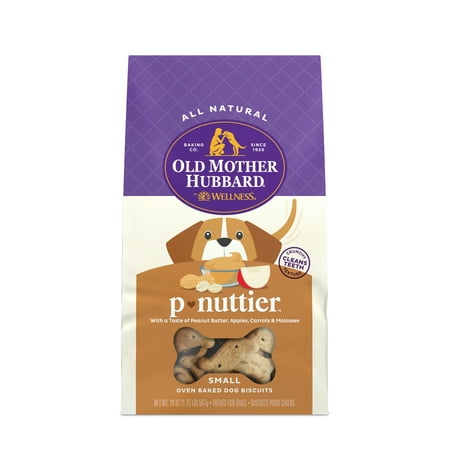 UPC: 0076344101802 | Old Mother Hubbard by Wellness Classic P Nuttier Natural Small Biscuits Dog Treats  20 oz bag