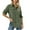 Army Green, variant on Women's Blouse Womens Shirts Trendy 3/4 Sleeve Shirts Women's Blouses Work Spring New & Trending