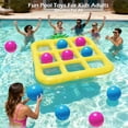 thumbnail image 6 of Summer Clearance! Tic-Tac-Toe Pool Toys Games - Giant Floating Tic Tac Toe Game Float - Party Pool Game Toys Floats Yard Field Day Games Outdoor Beach Toys for Adults Teens K*ids(10x Balls 1x Pump), 6 of 8