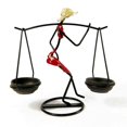 thumbnail image 1 of Nordic Metal Candlestick Abstract Character Burdened Girl Sculpture Candle Holder Handmade Figurines Home Decoration, 1 of 4