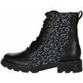 thumbnail image 2 of Sorel Women's Lennox Lace Cozy Rain Boot  Black, Black  Waterproof Suede Boots  Size 8.5, 2 of 5