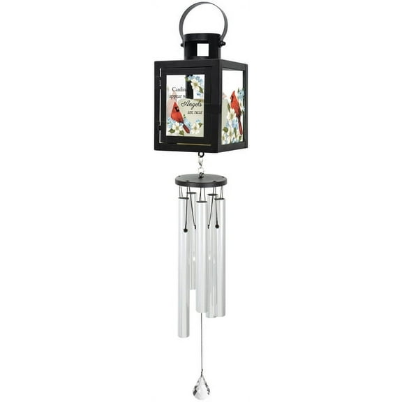 Cardinals Appear Lantern Chime Wind Chime, (Hardcover)