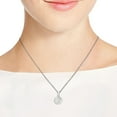 thumbnail image 6 of AeraVida Yin and Yang Achieving Balance Sterling Silver Unisex Pendant Chain Necklace, 6 of 6
