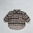 thumbnail image 4 of YTDSCS Kids Baby Long Sleeve T-Shirt for Boys Girls 1-9T Spring Fall Cardigan Tops Little Boys Girls Shirt Jacket Long Sleeve Casual Button Cute Plaid Shirt, 4 of 9