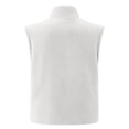 thumbnail image 4 of BiZtdJrK Men's Winter Vest Outerwear Fleece Lined Stand Collar Sleeveless Zip Up Jackets Plus Size Solid Color Comfy Warm Vests with Zipper Pockets Gray XXXL, 4 of 6