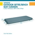 thumbnail image 3 of DUCKCOVERS® Weekend All-Weather Outdoor Bench Cushion, 3 of 8