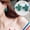 Green, variant on Women Fashion Sweet Asymmetric Painting Flower Ear Studs Earrings Jewelry Gift