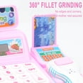 thumbnail image 4 of Children's Supermarket Cash Toy Set, Lighting Sound Effects, Simulation Checkout, Banknote Card Currency Exchange, Scanner Function, Vegetables Accessories, Role-Play, Safe ABS, 4 of 9
