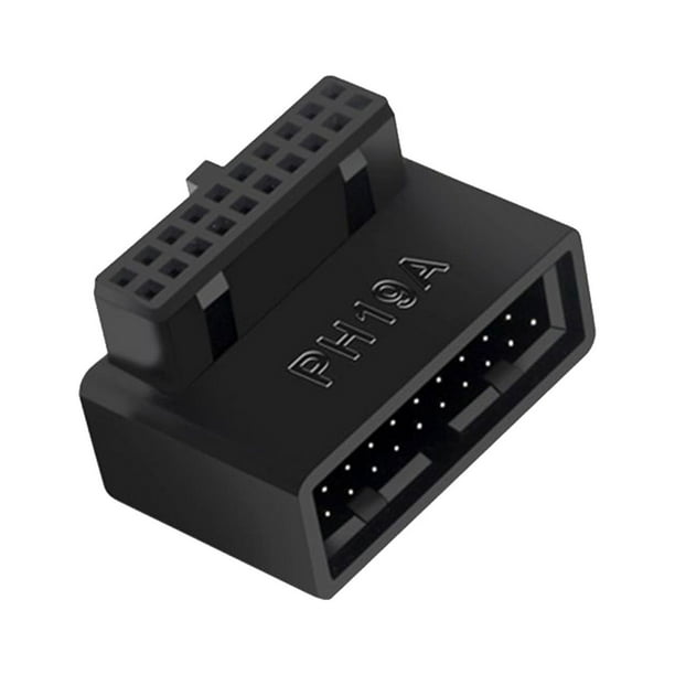 Adaptador Convertidor USB 3.0 Hugo Macho a hembra 19 20 pines Extensión PC Hardware