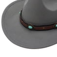 thumbnail image 5 of 3-8 Years Kids Hat Toddler Boys Cowboy Hat, 2-8t Western Hat for Kids, Hatband Baby Hat Cowgirl Hat Western Cowboy Hat Dance Hat,Grey, 5 of 5
