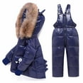 Jgppe Baby Boys Girls Snowsuit Set 2 Piece Winter Fall Warm Glossy