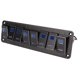 thumbnail image 4 of Panel de Interruptor de Palanca de Aluminio RV, Panel de Interruptor de Alternancia Led de Bote Marina 20a 30a Negro Oxidado 5Pin 8 Pandilla Para Autobús, 4 of 7