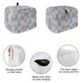 thumbnail image 5 of Toaster Cover 2 Slice, Blue Pink Botanical Dustproof Bakeware Oven Protector with Top Hook, Spring Floral Vintage Waterproof Small Kitchen Appliance Toasters Dust Cover, 12"x7.5"x8", 5 of 9