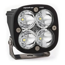Baja Design 490001 LED Light Pod Black Clear Lens Spot Pattern Squadron Pro