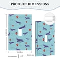 thumbnail image 5 of ZICANCN Outlet Covers Wall Plate, Blue Airplane Seamless Light Switch Cover Decorative, Duplex Toggle Combo 1-Gang, 5 of 9