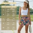 thumbnail image 7 of Jeiento Tropical Flower High Waisted Golf Skort Stretchy Athletic Sports Inner Shorts Skirts Soft Tennis Skirt for Running Workout Size M, 7 of 7