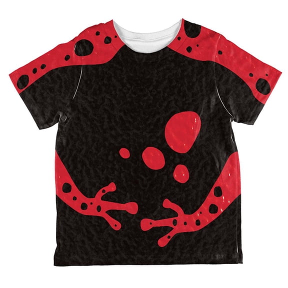 Red Banded Poison Dart Frog Costume All Over Toddler T Shirt Multi 2T