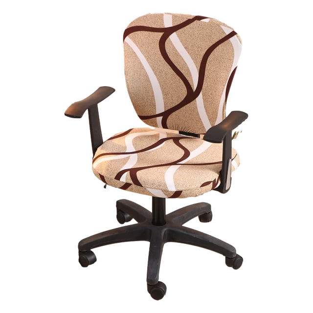 Housse Extensible pour Chaise d'Ordinateur, Housse Extensible pour Chaise de Bureau, Housse de Chaise d'Ordinateur en Polyester à Haute Élasticité, Vie Différente