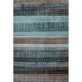 thumbnail image 2 of Addison Rugs Mayfield Premium Machine Washable Transitional Stripes Teal Rectangle Rug, 10' x 14', 2 of 7