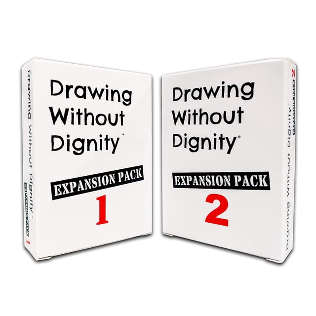 Dibujando Sin Dignidad: Paquetes De Expansión 1 Y 2 | The Twisted Funny Adult Party Game Versión Del Clásico Juego De Dibujo
