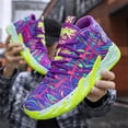 thumbnail image 7 of Bolognifi Men's Lightweight Lace Up High Top Fashion Basketball Shoes Soft Non-Slip Running Shoes, 7 of 7