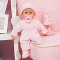 thumbnail image 5 of Bayer Design First Words 15 inch Baby Doll  Soft Pink with Bottle and Pacifier, for Children, 5 of 6