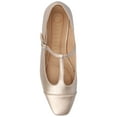 thumbnail image 4 of Journee Womens Theah T-Strap Cap Toe Mary Jane Dress Flats, Widths Available, 4 of 9