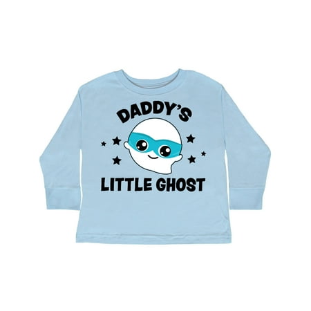 

Inktastic Cute Daddy s Little Ghost with Stars Gift Toddler Boy or Toddler Girl Long Sleeve T-Shirt