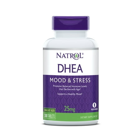 Natrol DHEA 25mg Tablets, 300 Count (Best Way To Take Dhea Supplement)